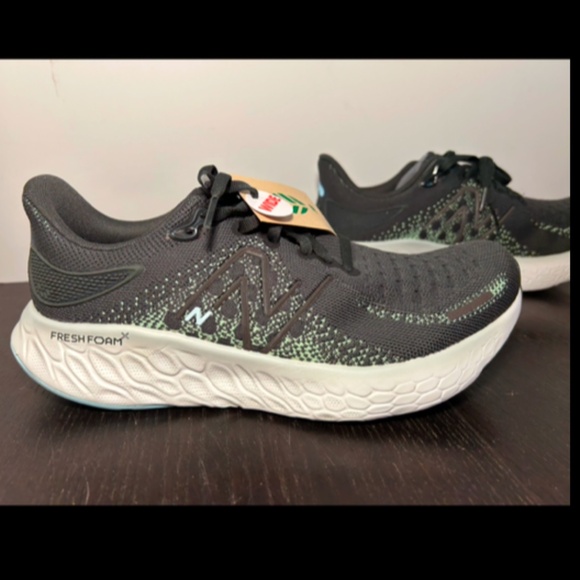 New Balance Shoes - NWOB New Balance Fresh Foam X 1080 v12 Running Shoes Black/Green/Blue 9D Wide